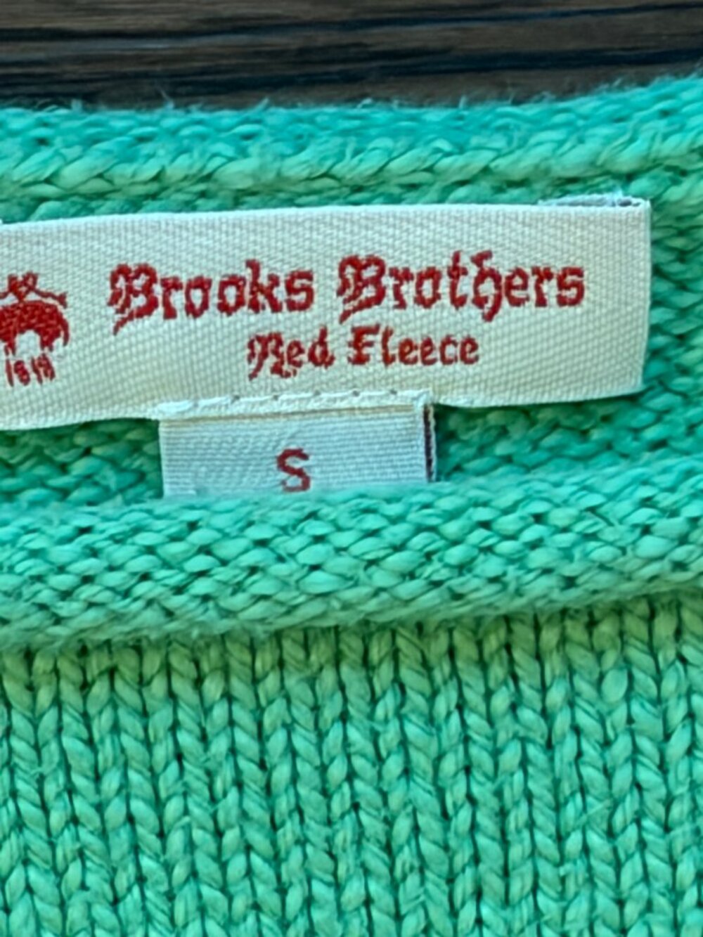 Brooks Brothers cotton sweater S green - Picture 7 of 8